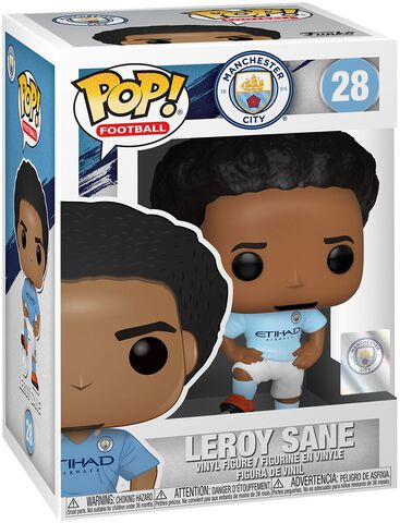 Figurine Funko Pop! N°28 - Football - Leroy Sane (manchester City)